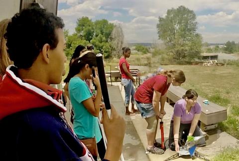 Summer Science Day - water rockets