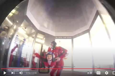 How a Blind Person Goes Indoor Skydiving